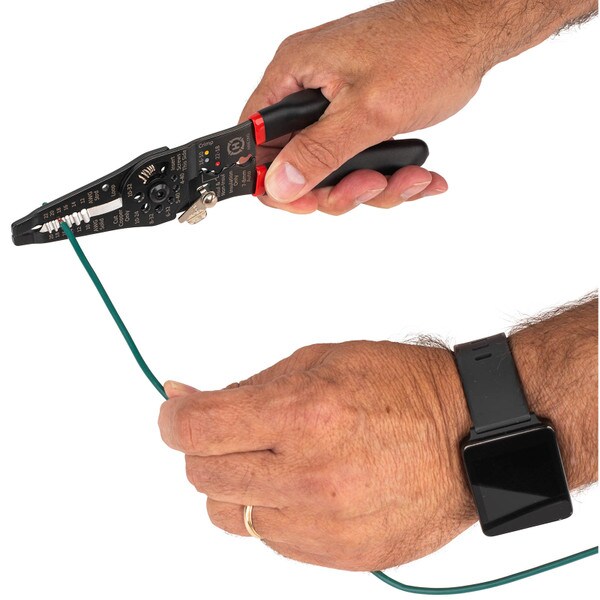 Main product image for Multi-Purpose Wire Stripper 22-10 AWG, Cutter, and Crimper with Padded Handles 360-637